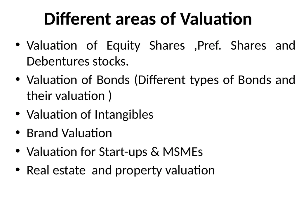CONCEPT OF VALUATION CMA PRANAB KR.CHAKRABARTY - slide 30 of 59