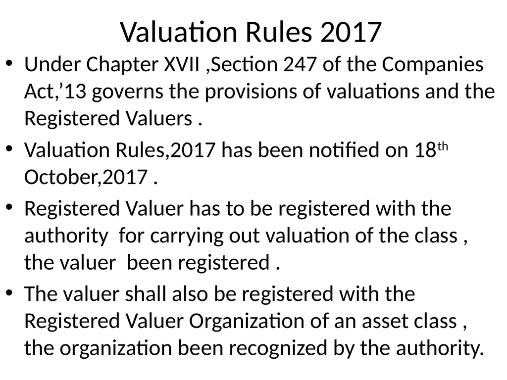 CONCEPT OF VALUATION CMA PRANAB KR.CHAKRABARTY - slide 14 of 59