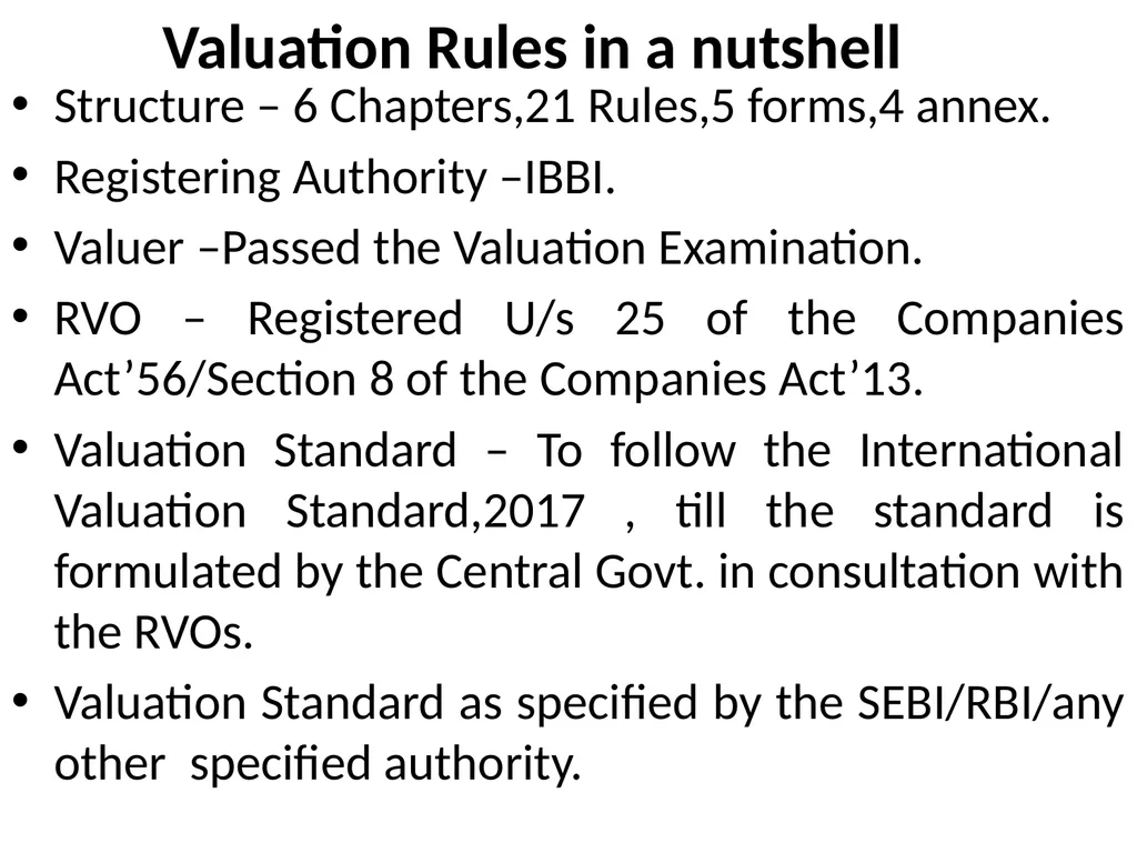 CONCEPT OF VALUATION CMA PRANAB KR.CHAKRABARTY - slide 15 of 59