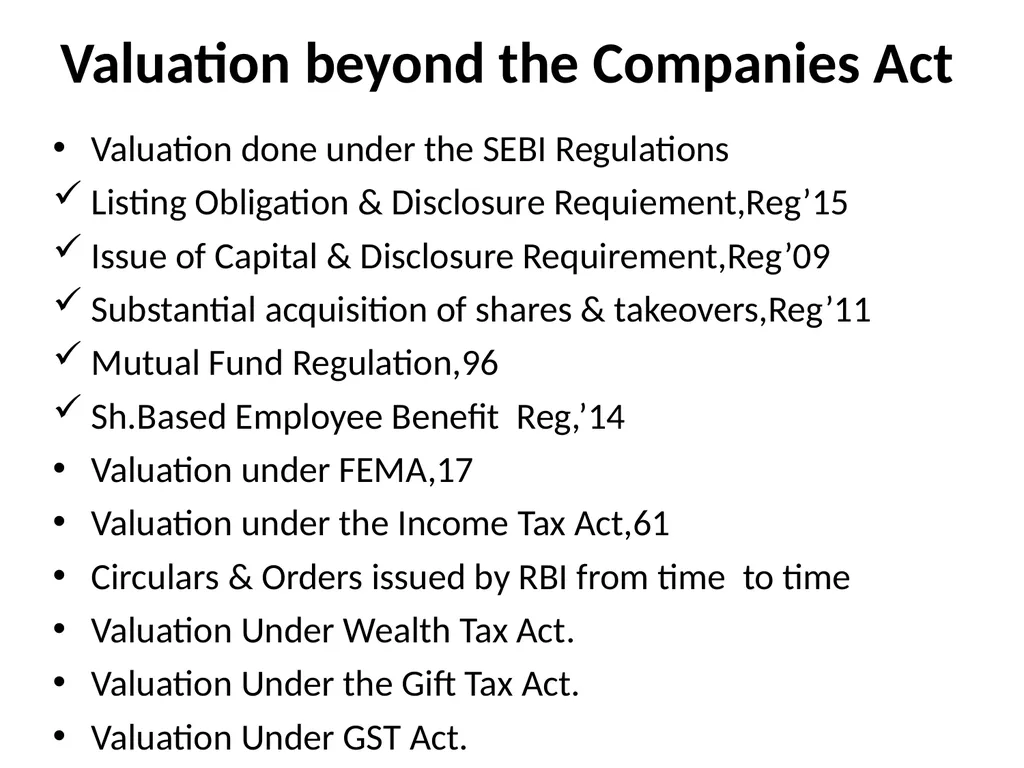 CONCEPT OF VALUATION CMA PRANAB KR.CHAKRABARTY - slide 29 of 59