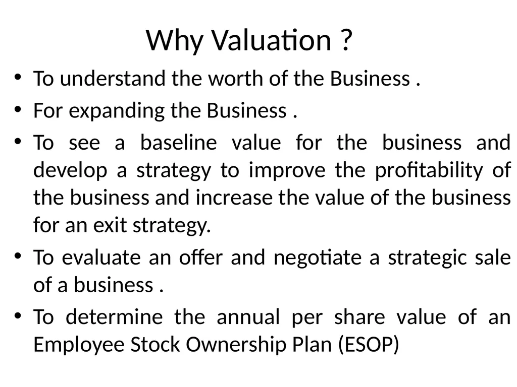 CONCEPT OF VALUATION CMA PRANAB KR.CHAKRABARTY - slide 5 of 59