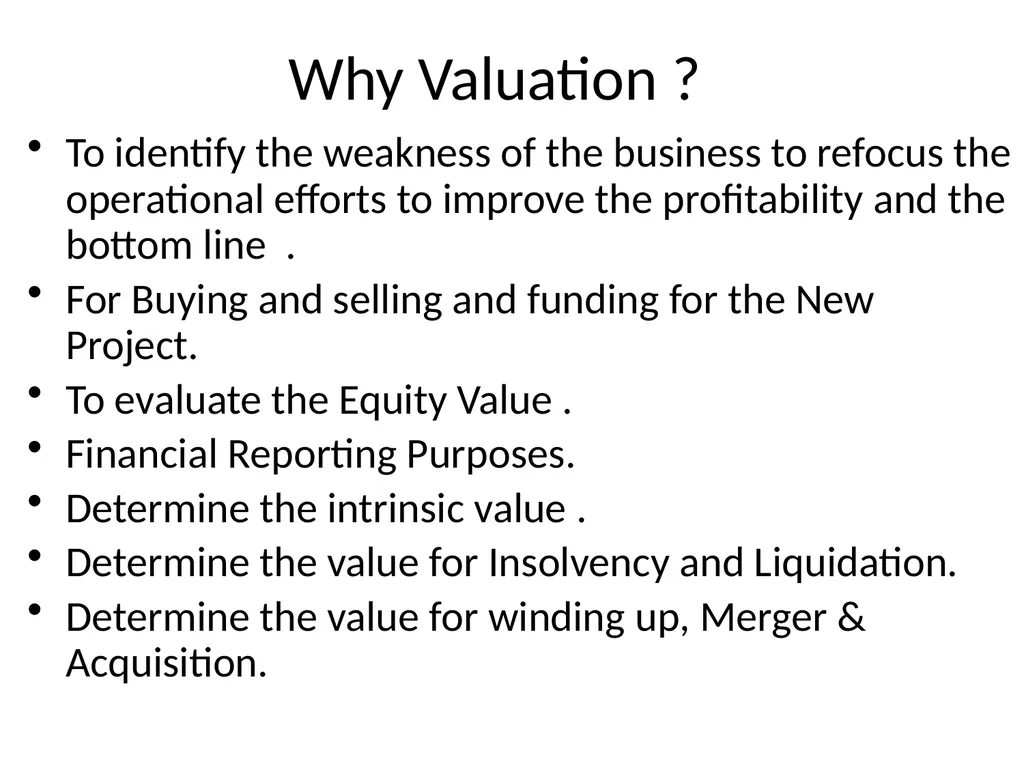 CONCEPT OF VALUATION CMA PRANAB KR.CHAKRABARTY - slide 6 of 59