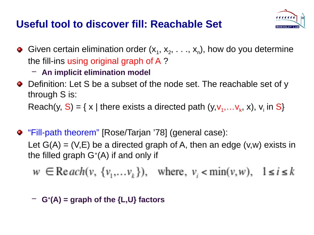 Lecture 3 Sparse Direct Method: Combinatorics - slide 7 of 35