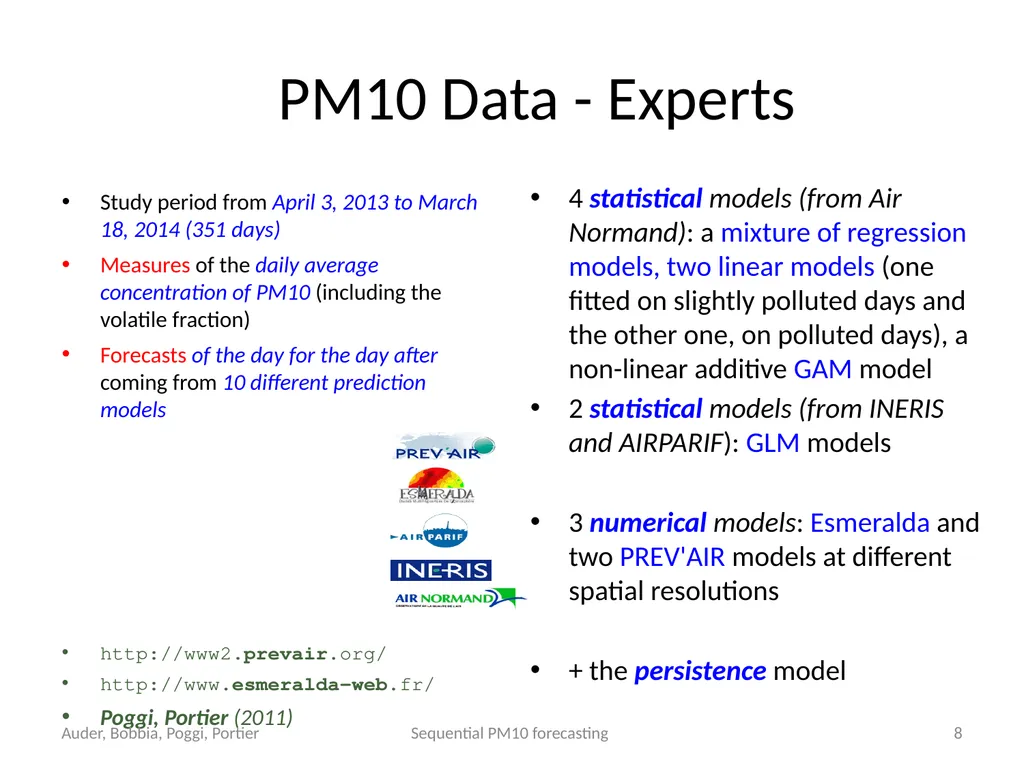 Sequential Aggregation of Heterogeneous Experts - slide 8 of 12