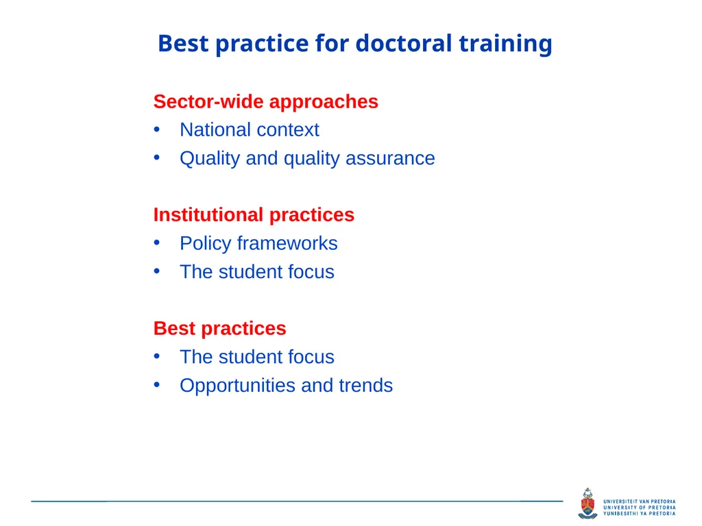 Supporting postgraduate students – best practices - slide 2 of 20