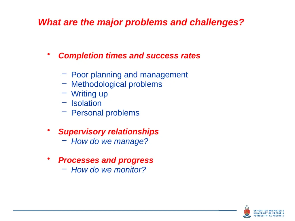 Supporting postgraduate students – best practices - slide 10 of 20