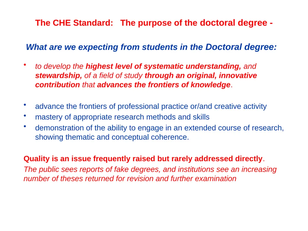 Supporting postgraduate students – best practices - slide 5 of 20