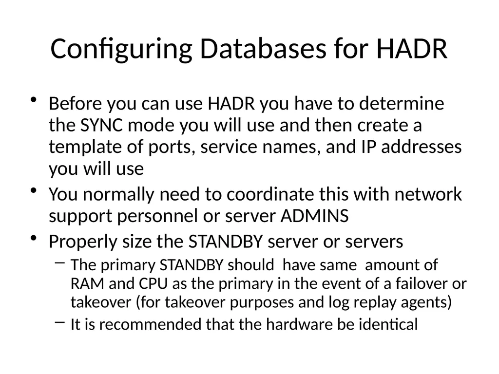 Achieving High Availability with DB2 HADR and - slide 5 of 67