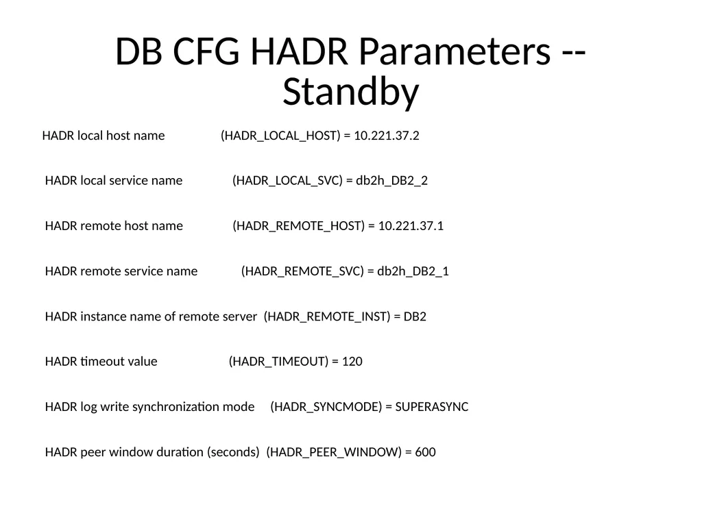 Achieving High Availability with DB2 HADR and - slide 16 of 67