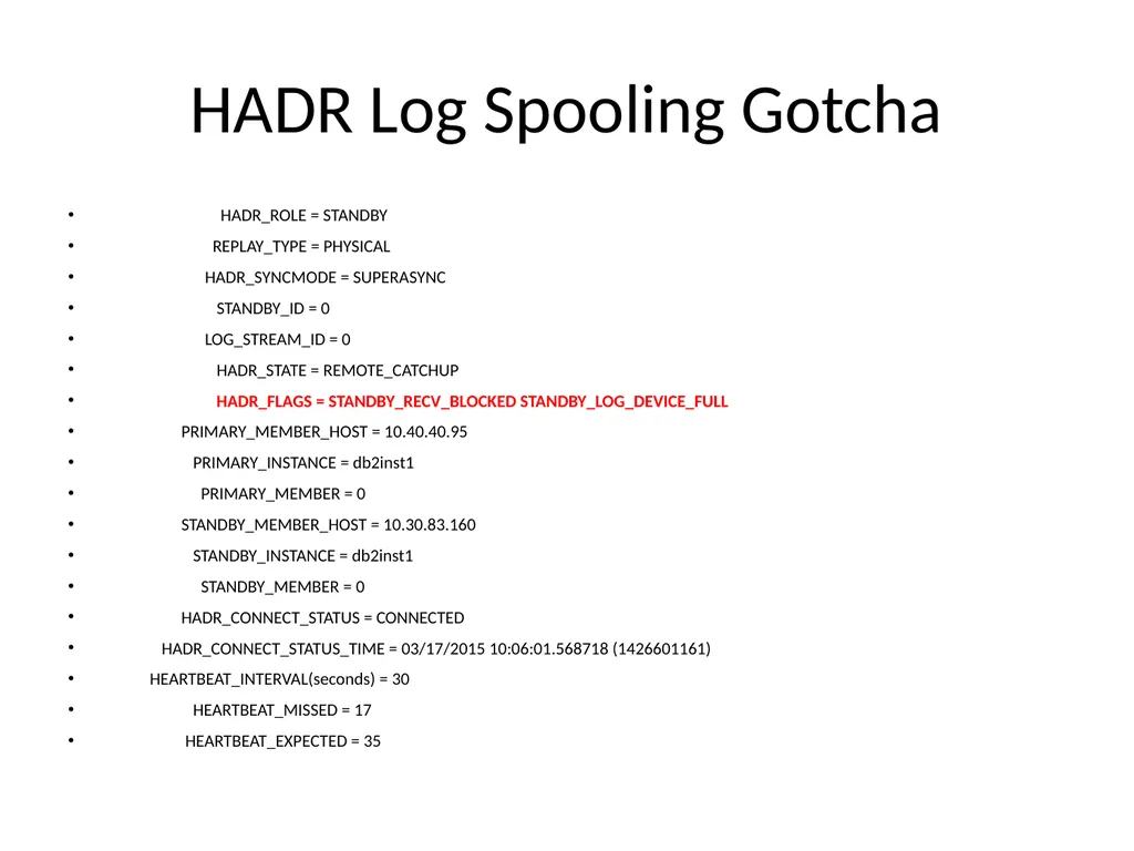 Achieving High Availability with DB2 HADR and - slide 21 of 67