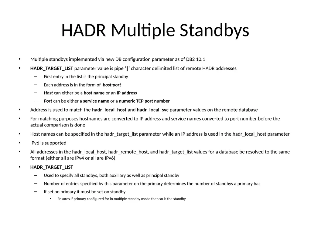 Achieving High Availability with DB2 HADR and - slide 37 of 67