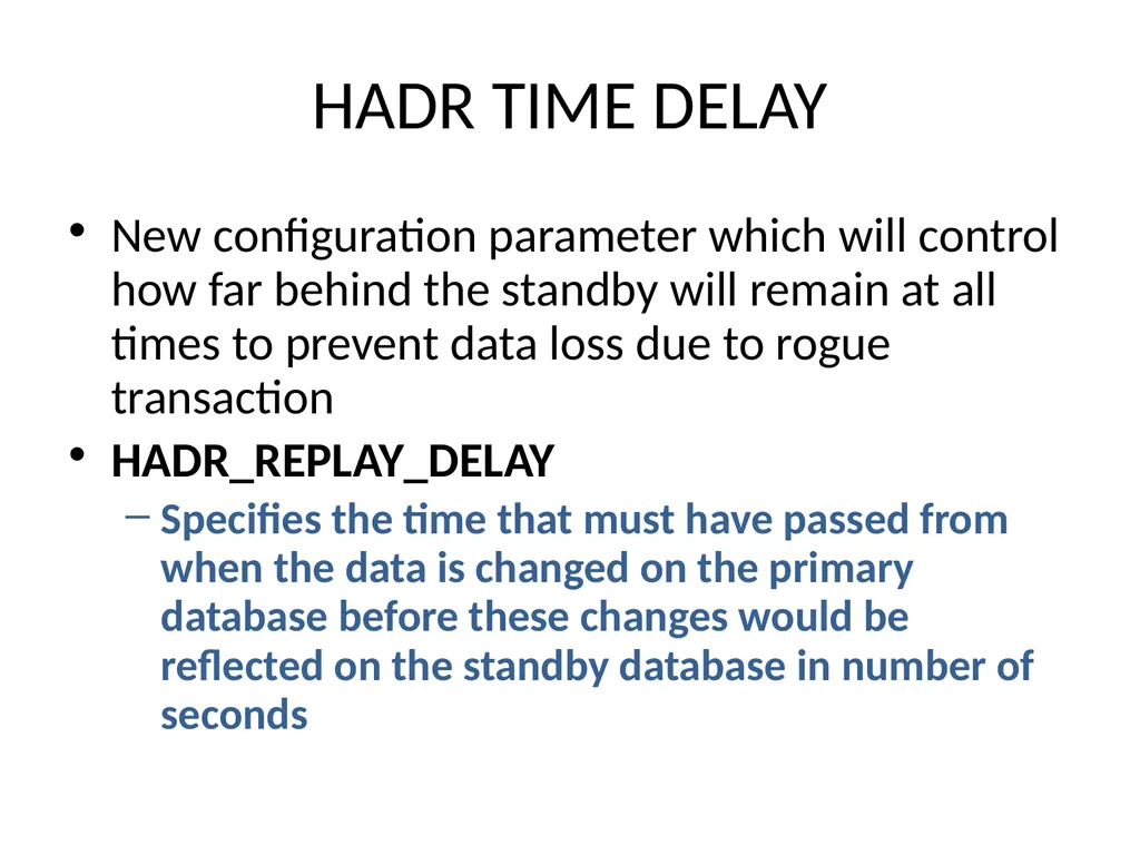Achieving High Availability with DB2 HADR and - slide 48 of 67