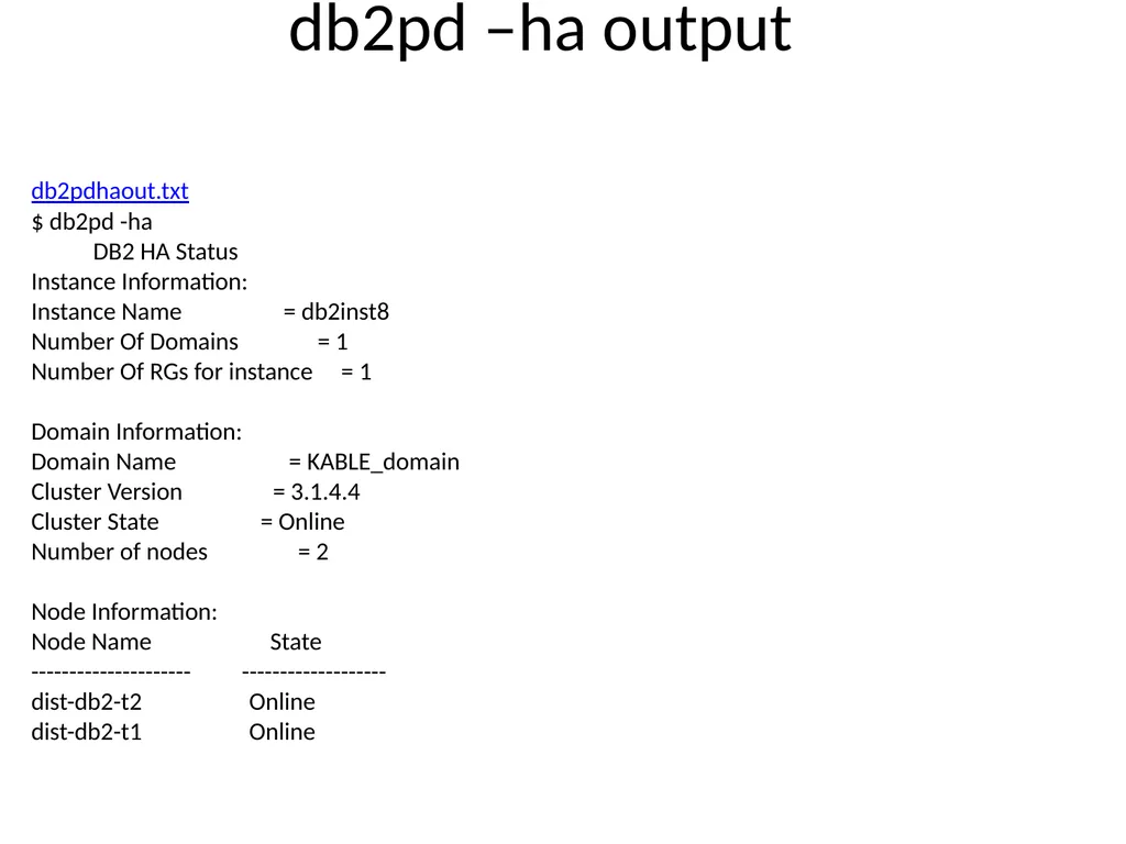 Achieving High Availability with DB2 HADR and - slide 60 of 67