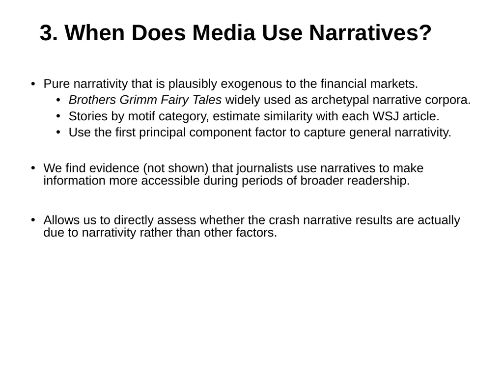 Crash Narratives William Goetzmann (Yale), Dasol - slide 19 of 22