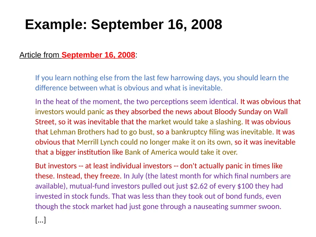 Crash Narratives William Goetzmann (Yale), Dasol - slide 8 of 22