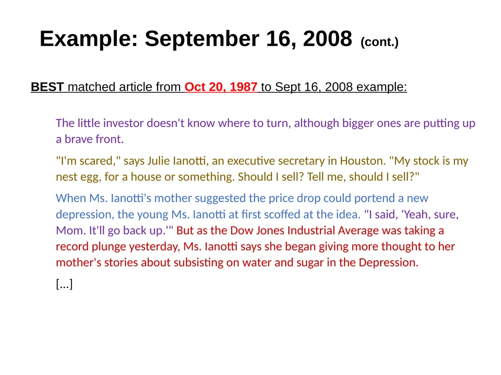 Crash Narratives William Goetzmann (Yale), Dasol - slide 11 of 22