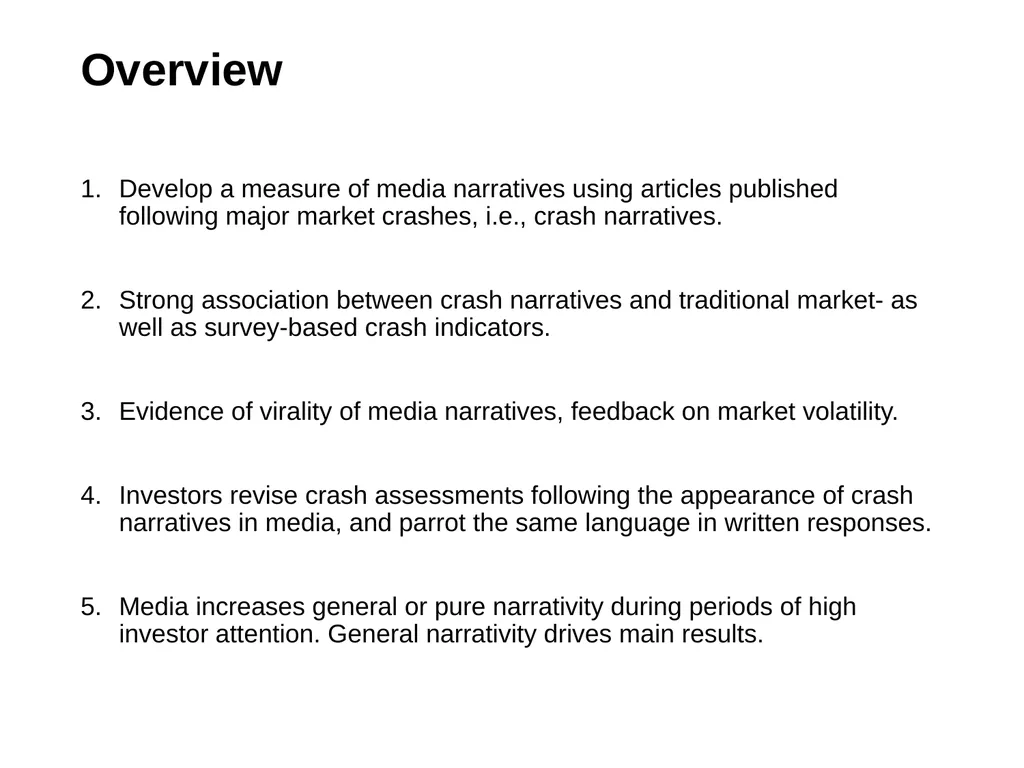 Crash Narratives William Goetzmann (Yale), Dasol - slide 5 of 22