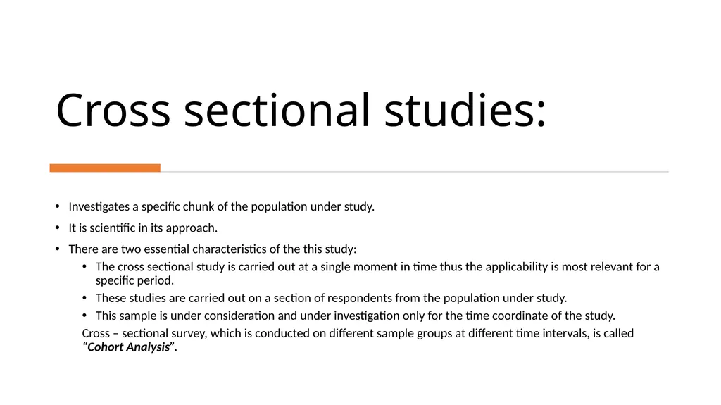 Classification of the Research Design: Research - slide 11 of 14