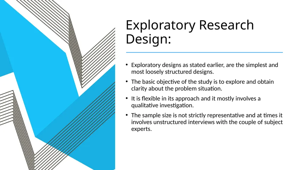 Classification of the Research Design: Research - slide 3 of 14