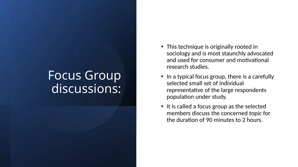 Classification of the Research Design: Research - slide 8 of 14