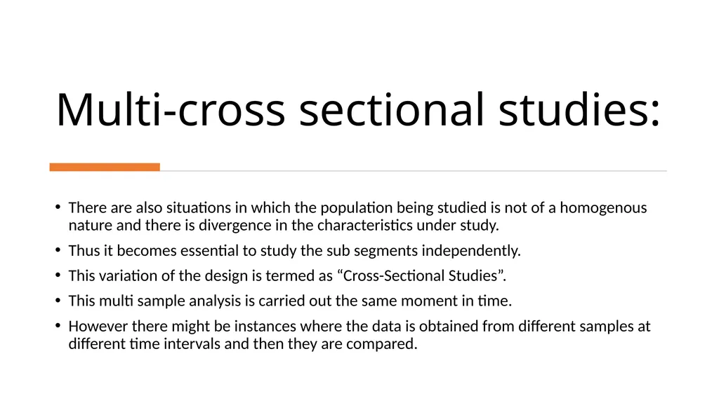 Classification of the Research Design: Research - slide 12 of 14