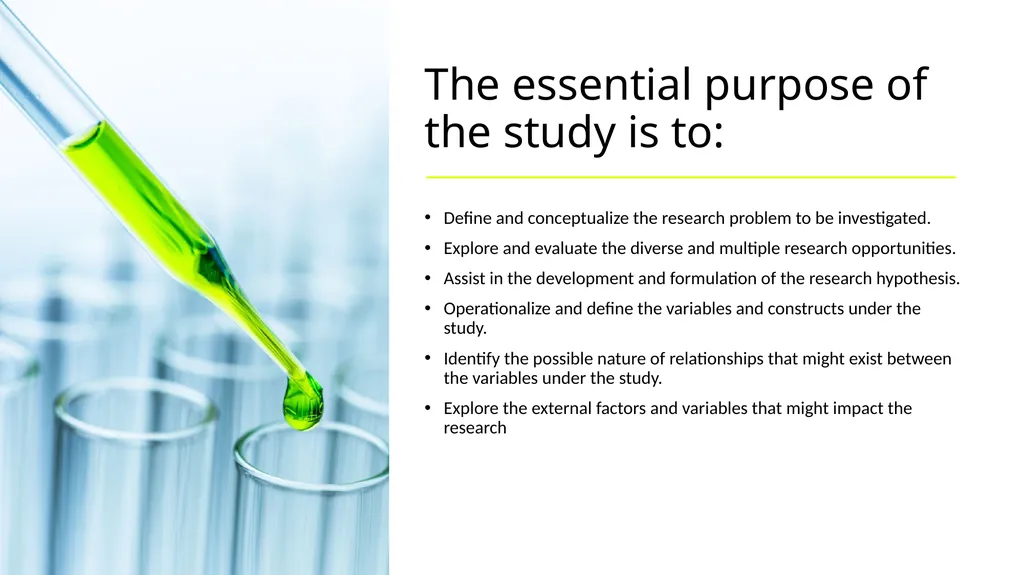 Classification of the Research Design: Research - slide 4 of 14