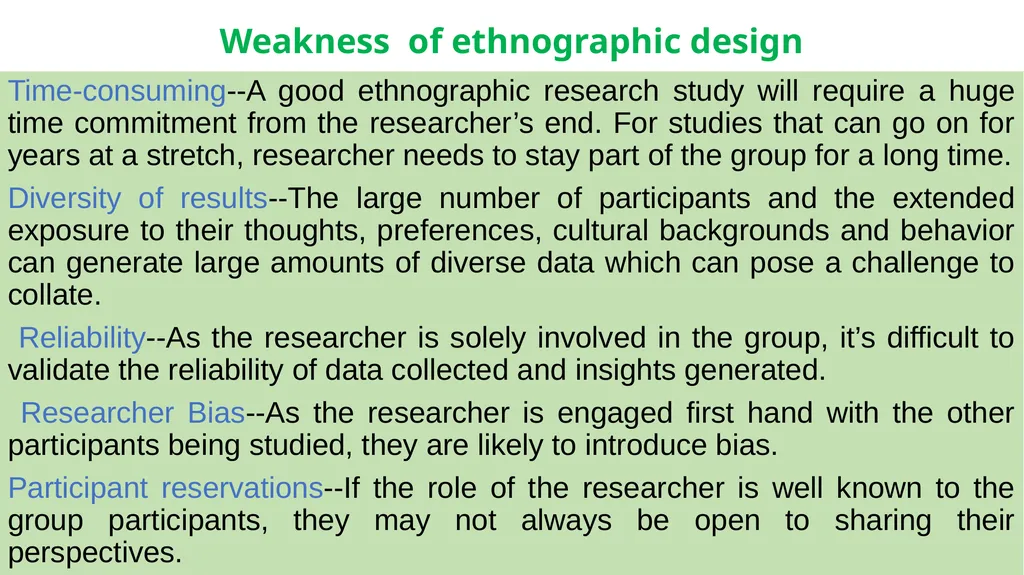 Ethnography literally means 'a portrait of a - slide 18 of 21