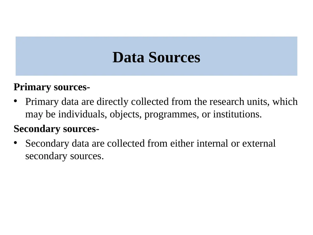 Data collection process Data Collection Data are - slide 3 of 32