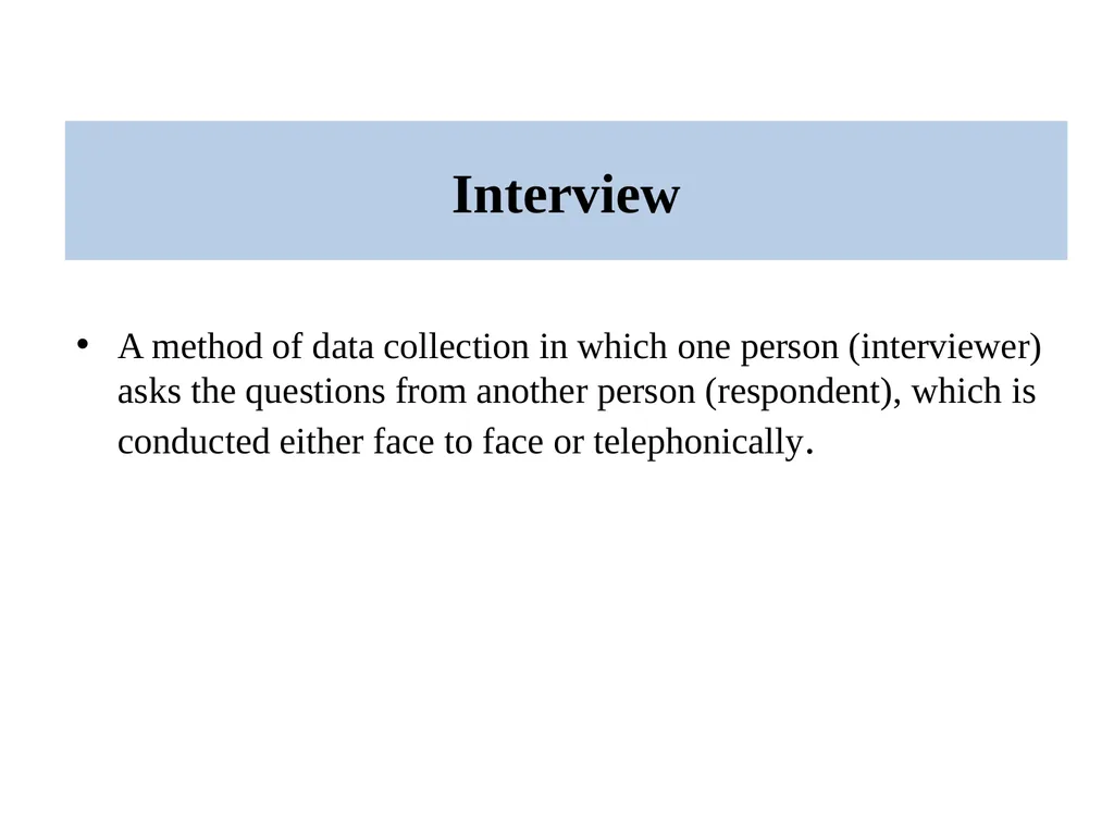 Data collection process Data Collection Data are - slide 6 of 32