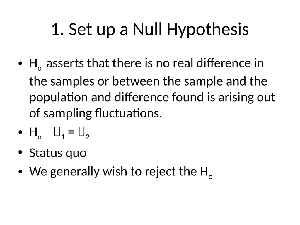 Descriptive and Inferential Statistic Dr. Dyal - slide 13 of 19