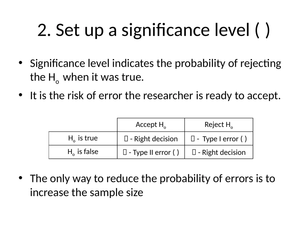 Descriptive and Inferential Statistic Dr. Dyal - slide 14 of 19