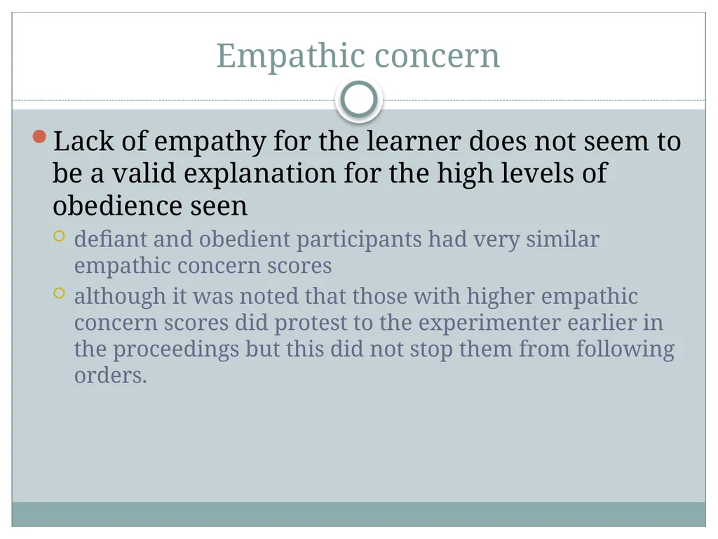 Replicating Milgram Would People Still Obey Today? - slide 43 of 44