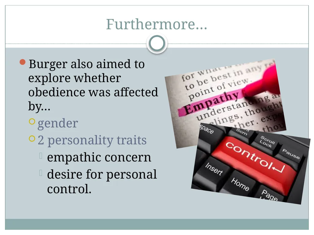 Replicating Milgram Would People Still Obey Today? - slide 5 of 44