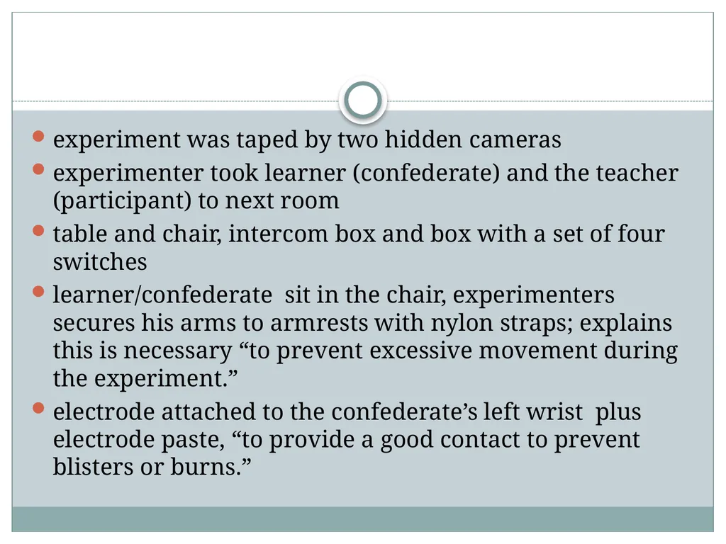 Replicating Milgram Would People Still Obey Today? - slide 20 of 44