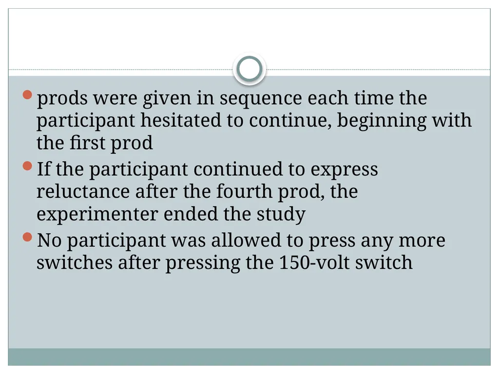 Replicating Milgram Would People Still Obey Today? - slide 31 of 44