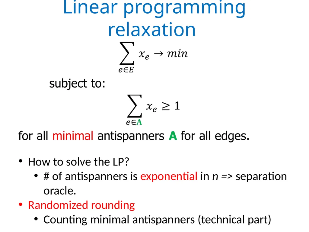 Approximation for Directed Spanner Grigory - slide 7 of 12
