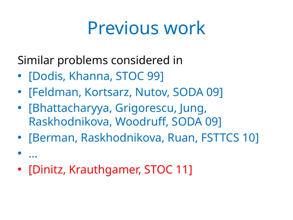 Approximation for Directed Spanner Grigory - slide 5 of 12