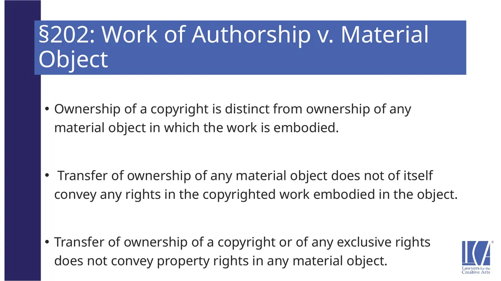 Representing the LCA Music Client: Song Rights - slide 27 of 52