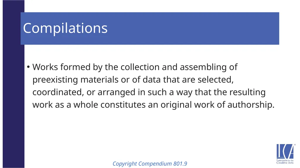 Representing the LCA Music Client: Song Rights - slide 42 of 52