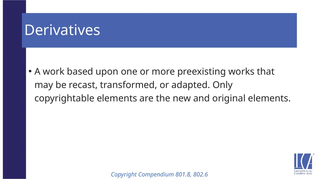 Representing the LCA Music Client: Song Rights - slide 38 of 52
