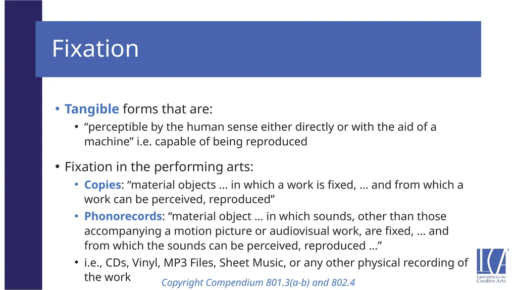 Representing the LCA Music Client: Song Rights - slide 12 of 52