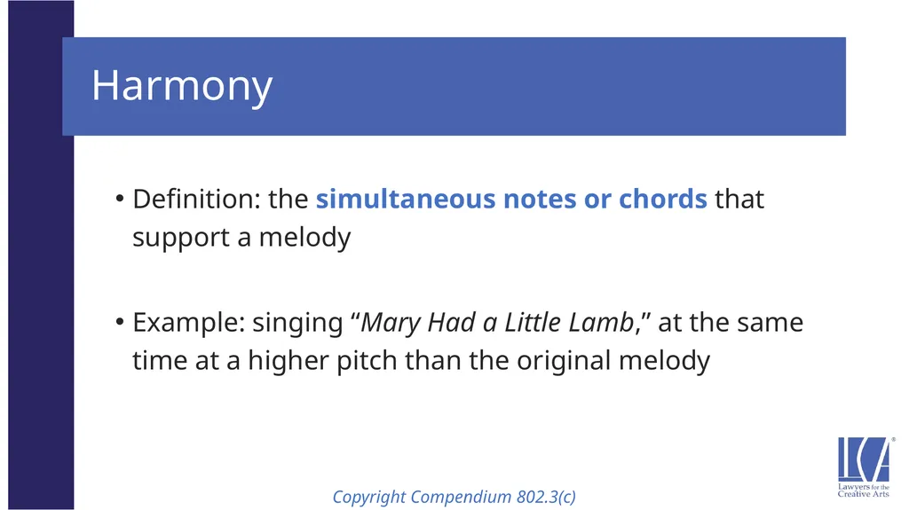 Representing the LCA Music Client: Song Rights - slide 6 of 52