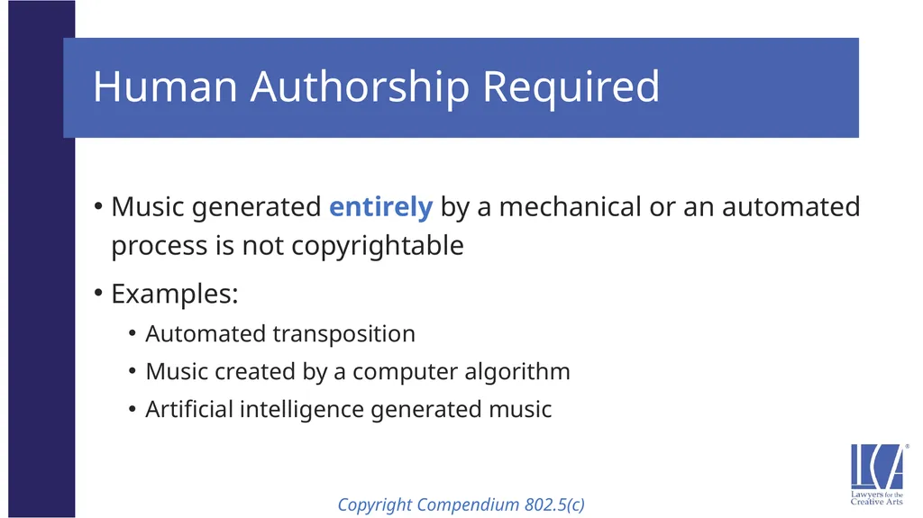 Representing the LCA Music Client: Song Rights - slide 13 of 52