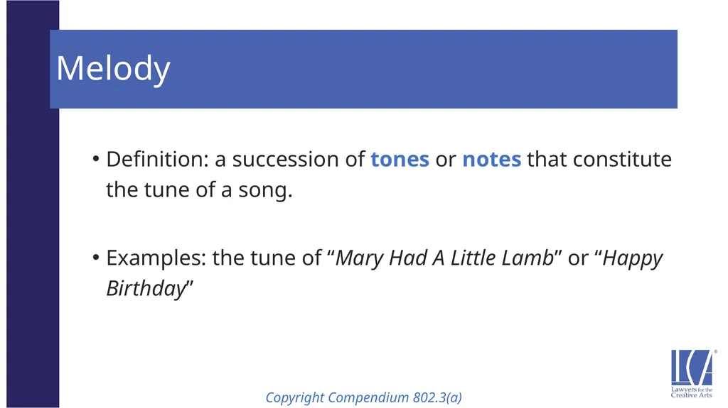 Representing the LCA Music Client: Song Rights - slide 3 of 52