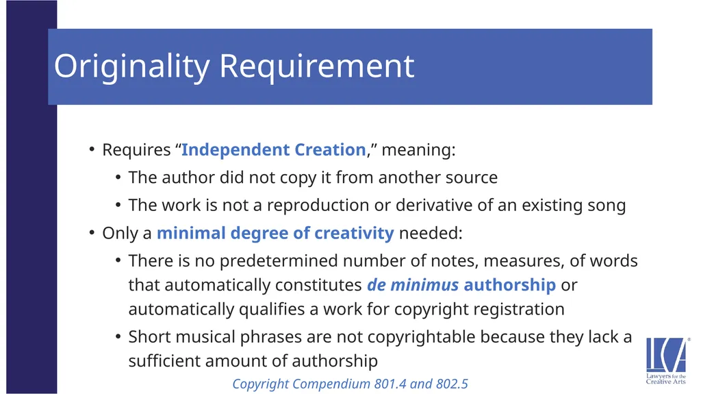 Representing the LCA Music Client: Song Rights - slide 10 of 52