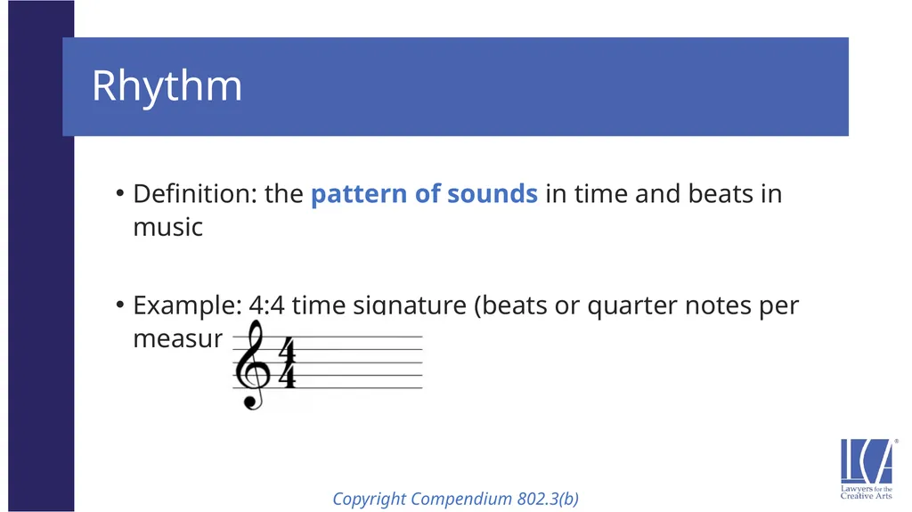 Representing the LCA Music Client: Song Rights - slide 5 of 52