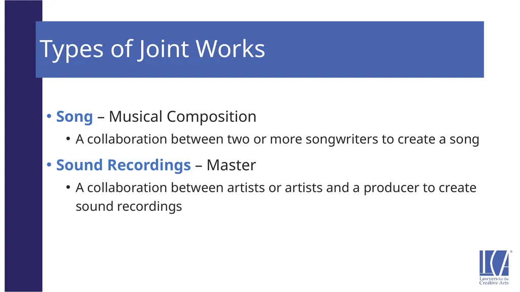 Representing the LCA Music Client: Song Rights - slide 36 of 52
