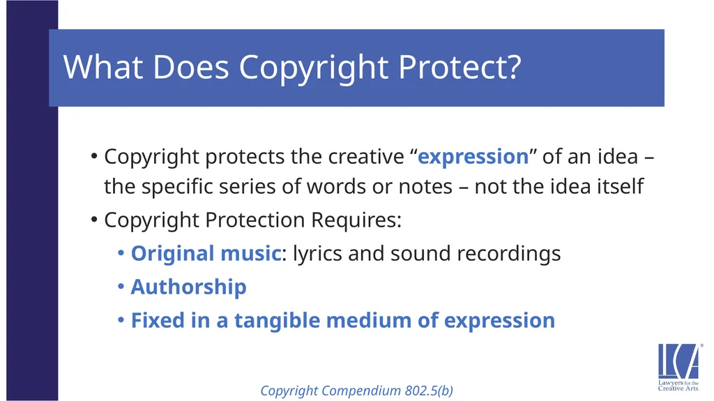 Representing the LCA Music Client: Song Rights - slide 9 of 52