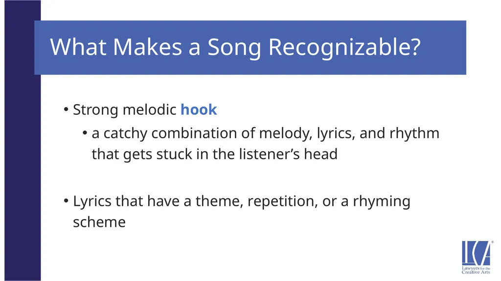 Representing the LCA Music Client: Song Rights - slide 7 of 52