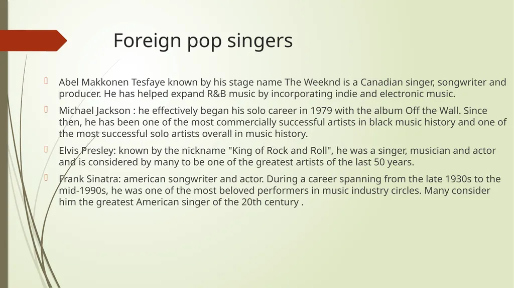 POP MUSIC Τhe characteristics of pop music It is - slide 6 of 8